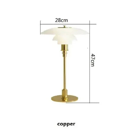 Beautiful Glass Table Lamp - Soft Glow