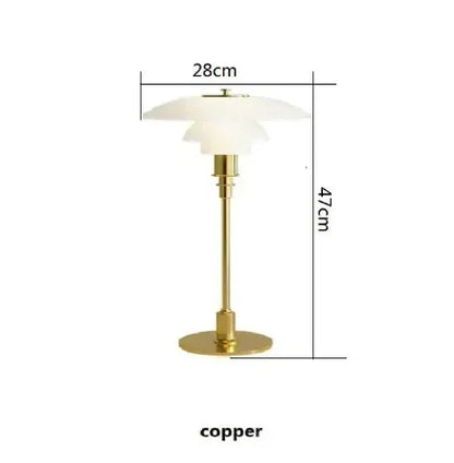 Beautiful Glass Table Lamp - Soft Glow