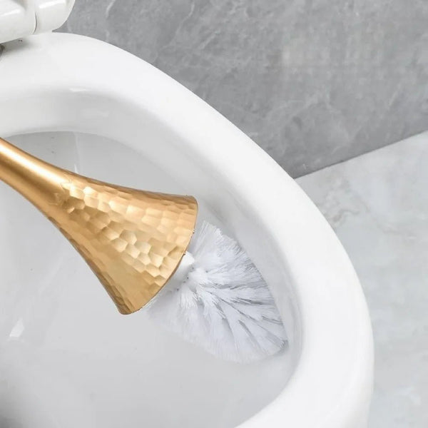Luxury Toilet Brush with Sleek Metal Handle