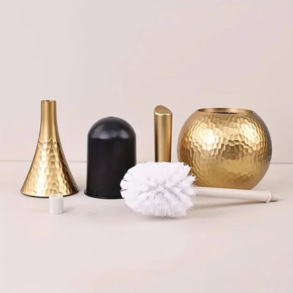Luxury Toilet Brush with Sleek Metal Handle
