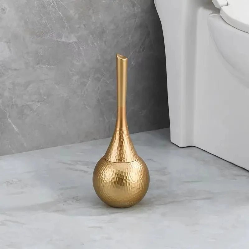 Luxury Toilet Brush with Sleek Metal Handle