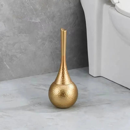 Luxury Toilet Brush with Sleek Metal Handle