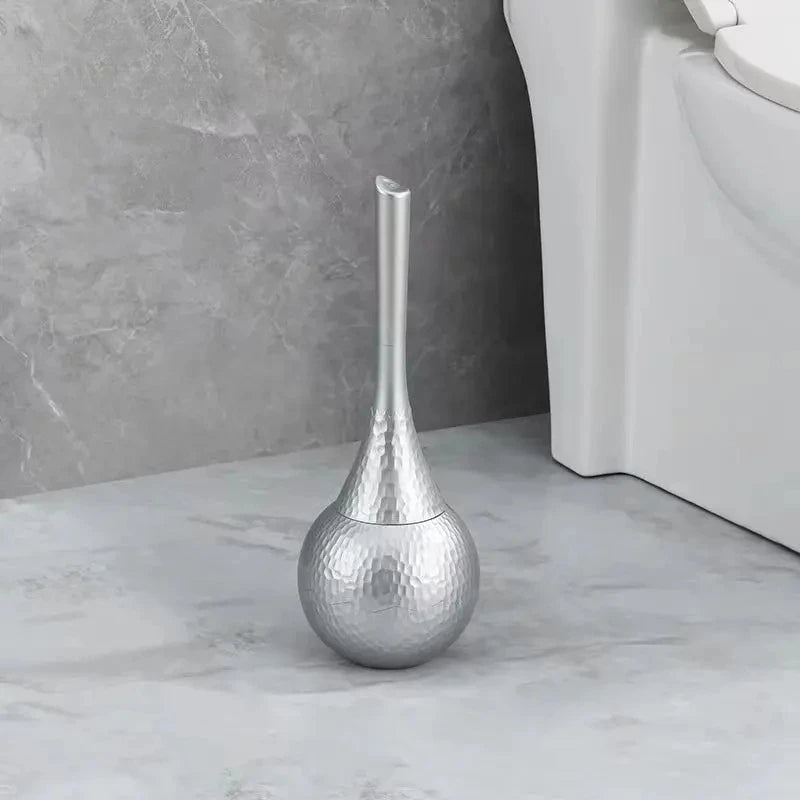 Luxury Toilet Brush with Sleek Metal Handle