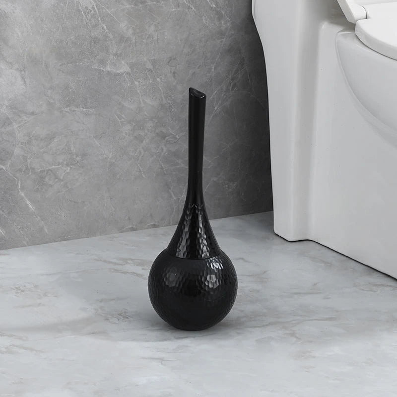 Luxury Toilet Brush with Sleek Metal Handle