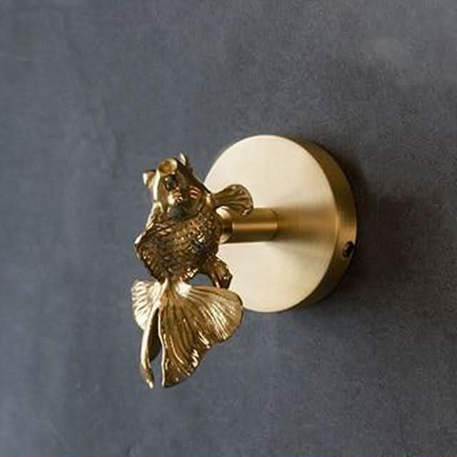 Luxury Animal Wall Hook Rack with Gold Details