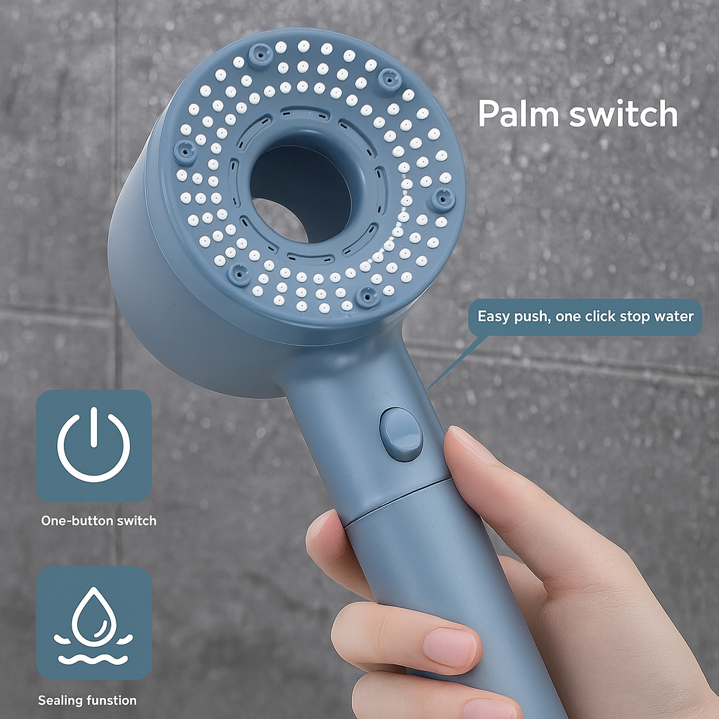 Luxury Turbo Massage Shower Head Spray Nozzle - Yeezlab