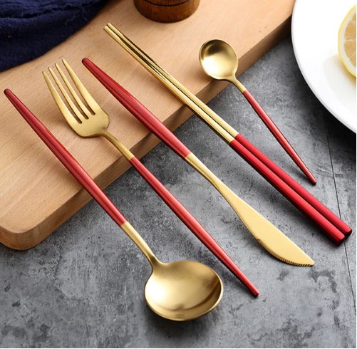 Premium 24-Piece Stainless Steel Flatware Set