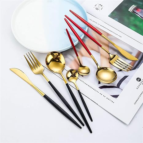Premium 24-Piece Stainless Steel Flatware Set