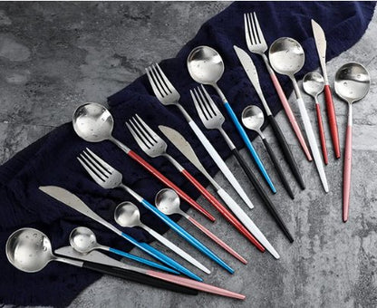 Premium 24-Piece Stainless Steel Flatware Set