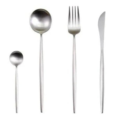 Premium 24-Piece Stainless Steel Flatware Set