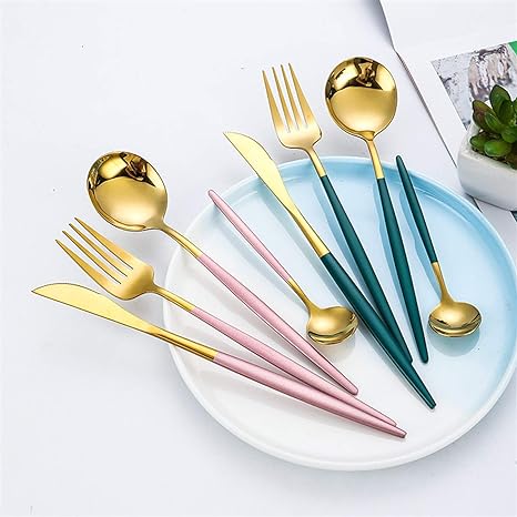 Premium 24-Piece Stainless Steel Flatware Set