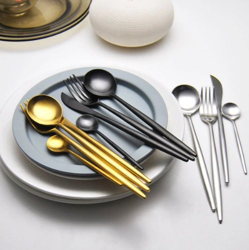 Premium 24-Piece Stainless Steel Flatware Set