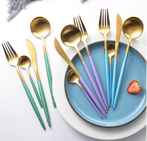 Premium 24-Piece Stainless Steel Flatware Set