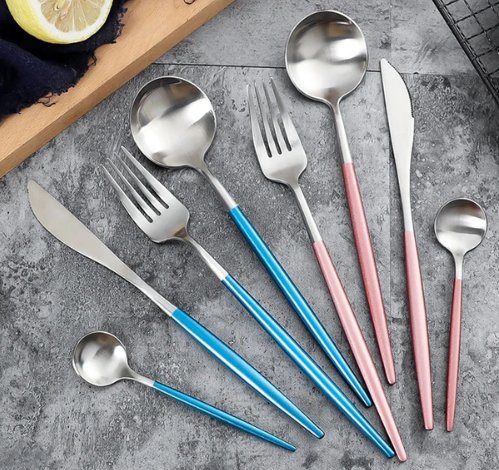 Premium 24-Piece Stainless Steel Flatware Set