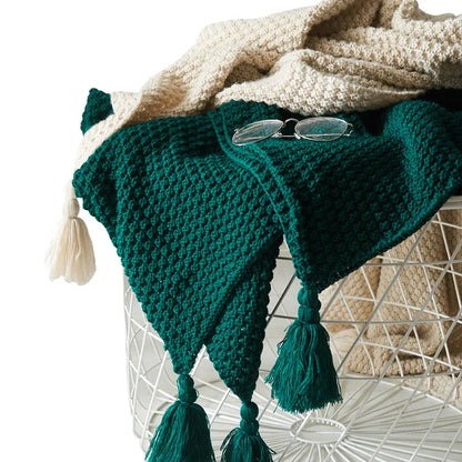 Cozy Scandinavian Wool Throw Blanket