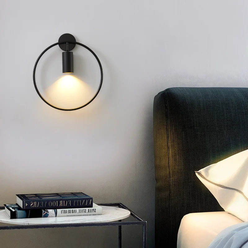 Luxurious Gold LED Wall Lamp