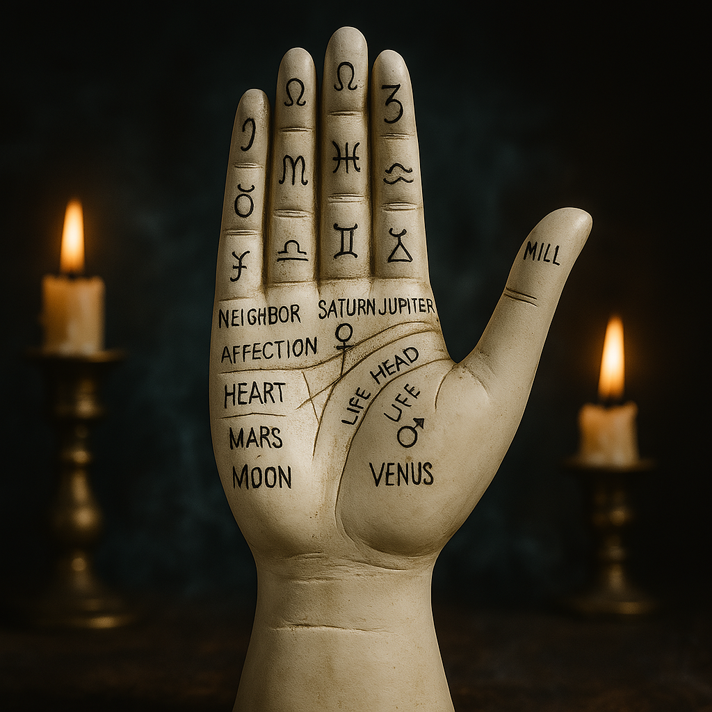 Astrology Zodiac Hand Figurine Decoration