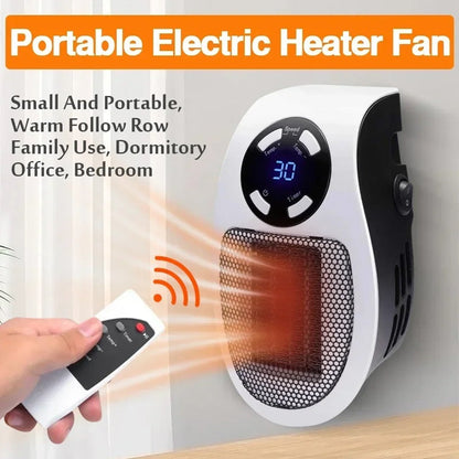 Compact Space Heater with Digital Display and Thermostat