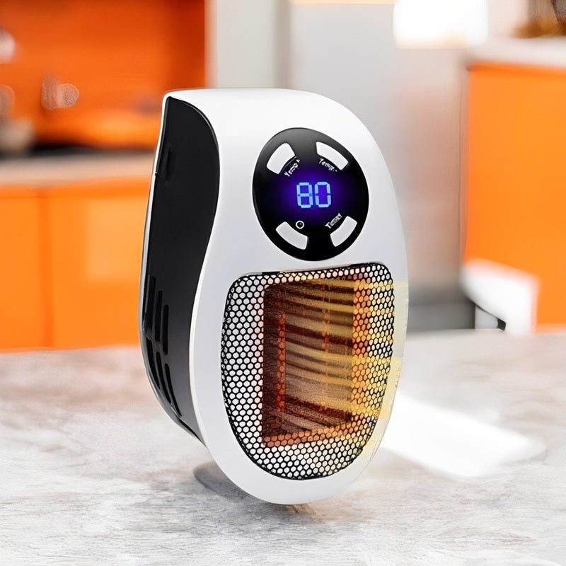 Compact Space Heater with Digital Display and Thermostat - Yeezlab