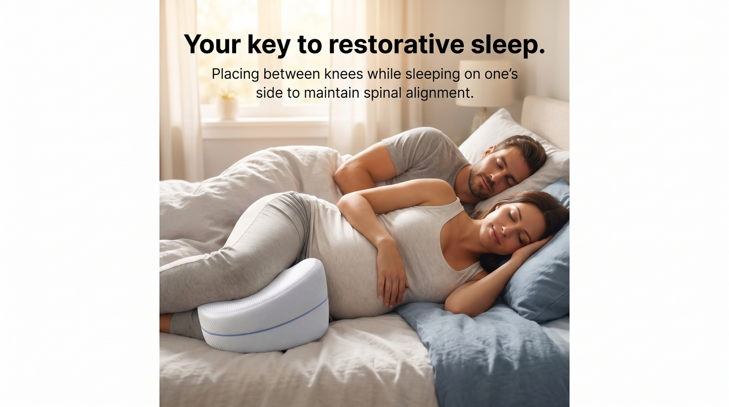 YeezLab™ Orthopedic Knee Pillow for Side Sleepers