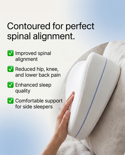 YeezLab™ Orthopedic Knee Pillow for Side Sleepers