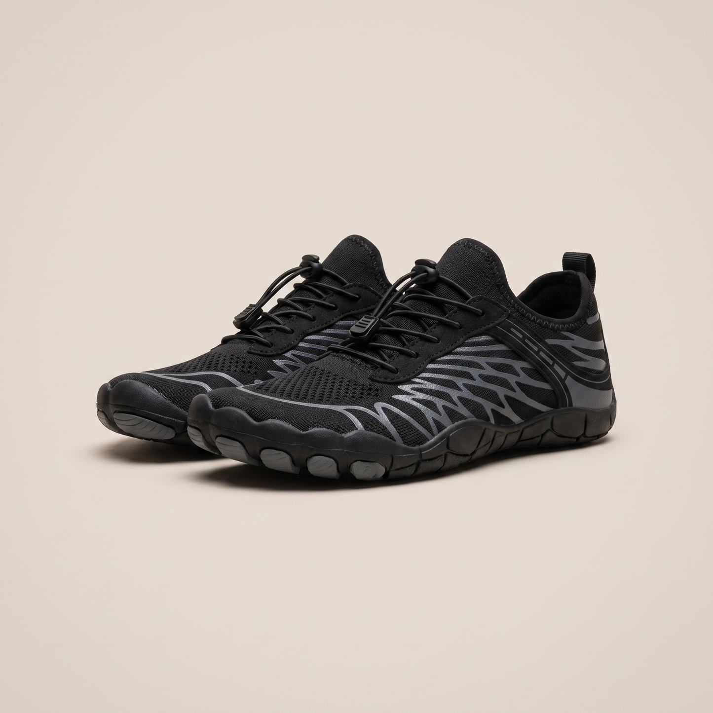 YeezLab Lorax Pro black barefoot shoes