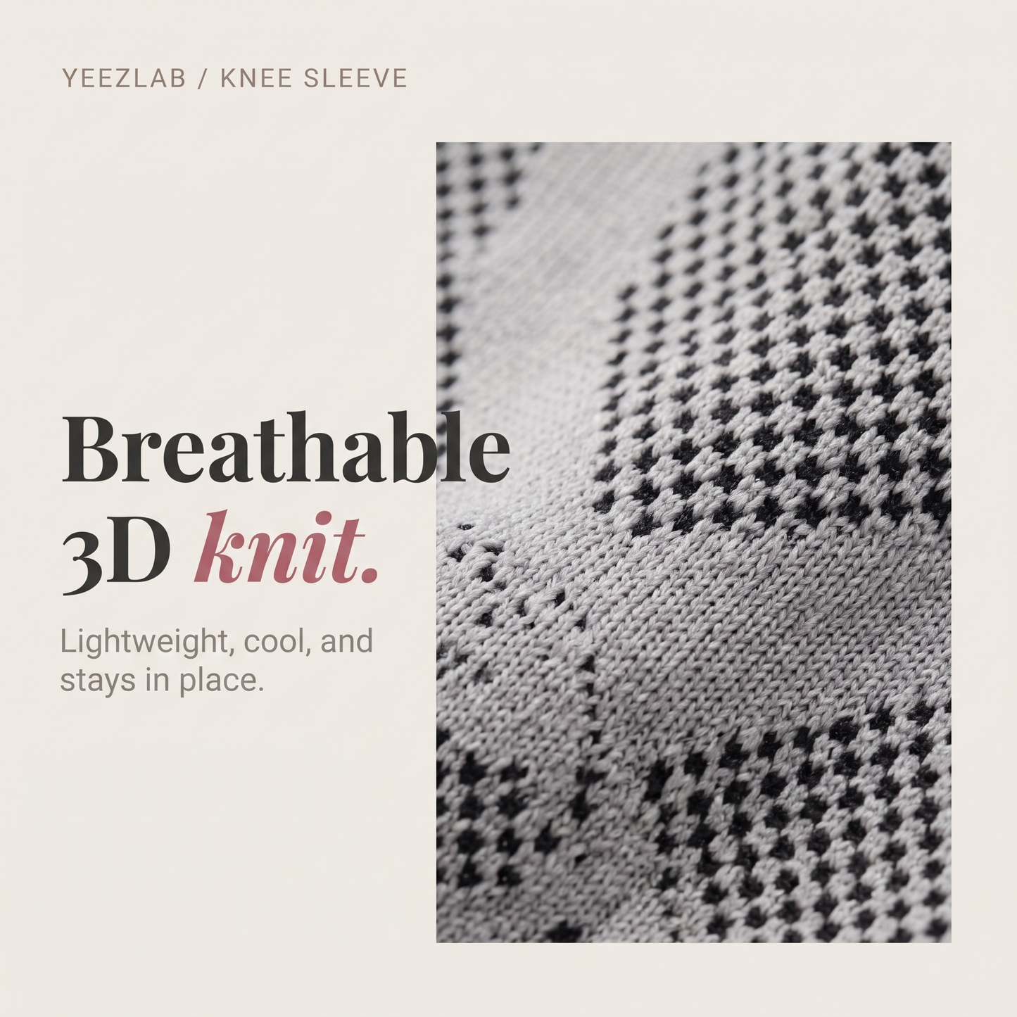 YeezLab™ Knee Compression Sleeve – Support and Comfort for Active Lifestyles