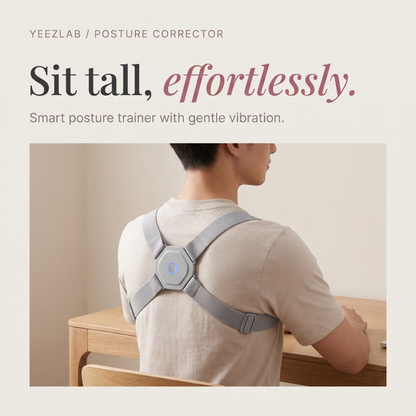 YeezLab™ Vibrating Upper Back Posture Corrector – Real-Time Feedback for Perfect Posture