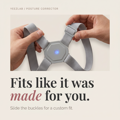 YeezLab™ Vibrating Upper Back Posture Corrector – Real-Time Feedback for Perfect Posture