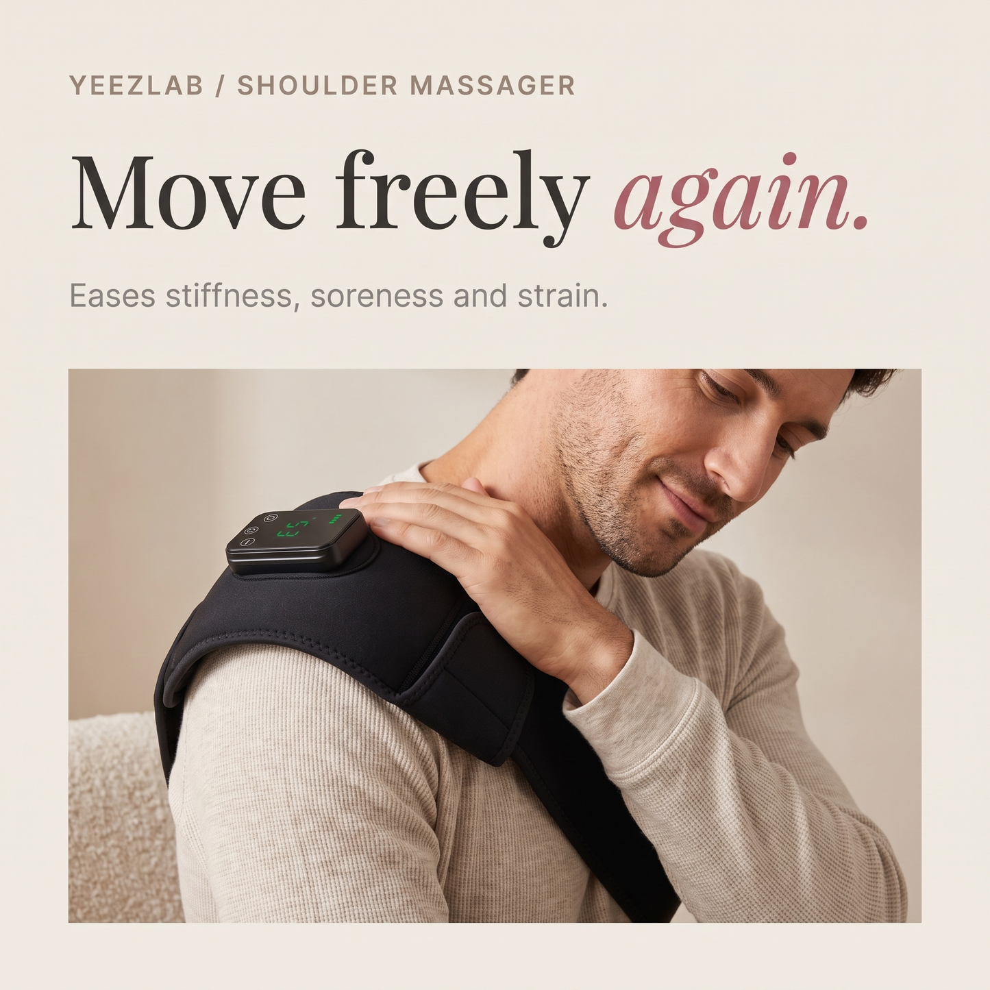 YeezLab™ Heated Shoulder Massager – Soothe and Relax Your Muscles