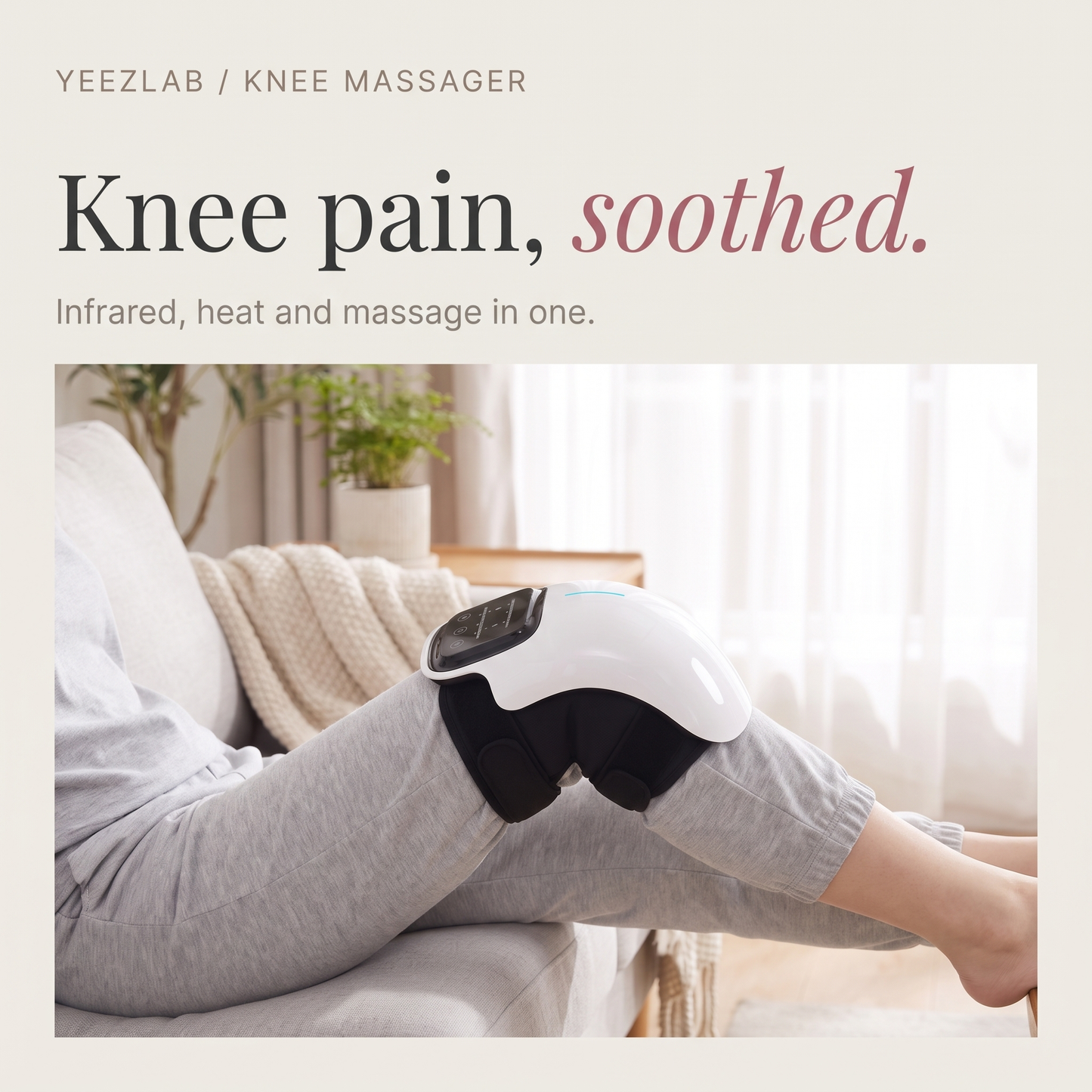 YeezLab™ Infrared Knee Wireless Massager – Alleviate Knee Pain with Advanced Therapy