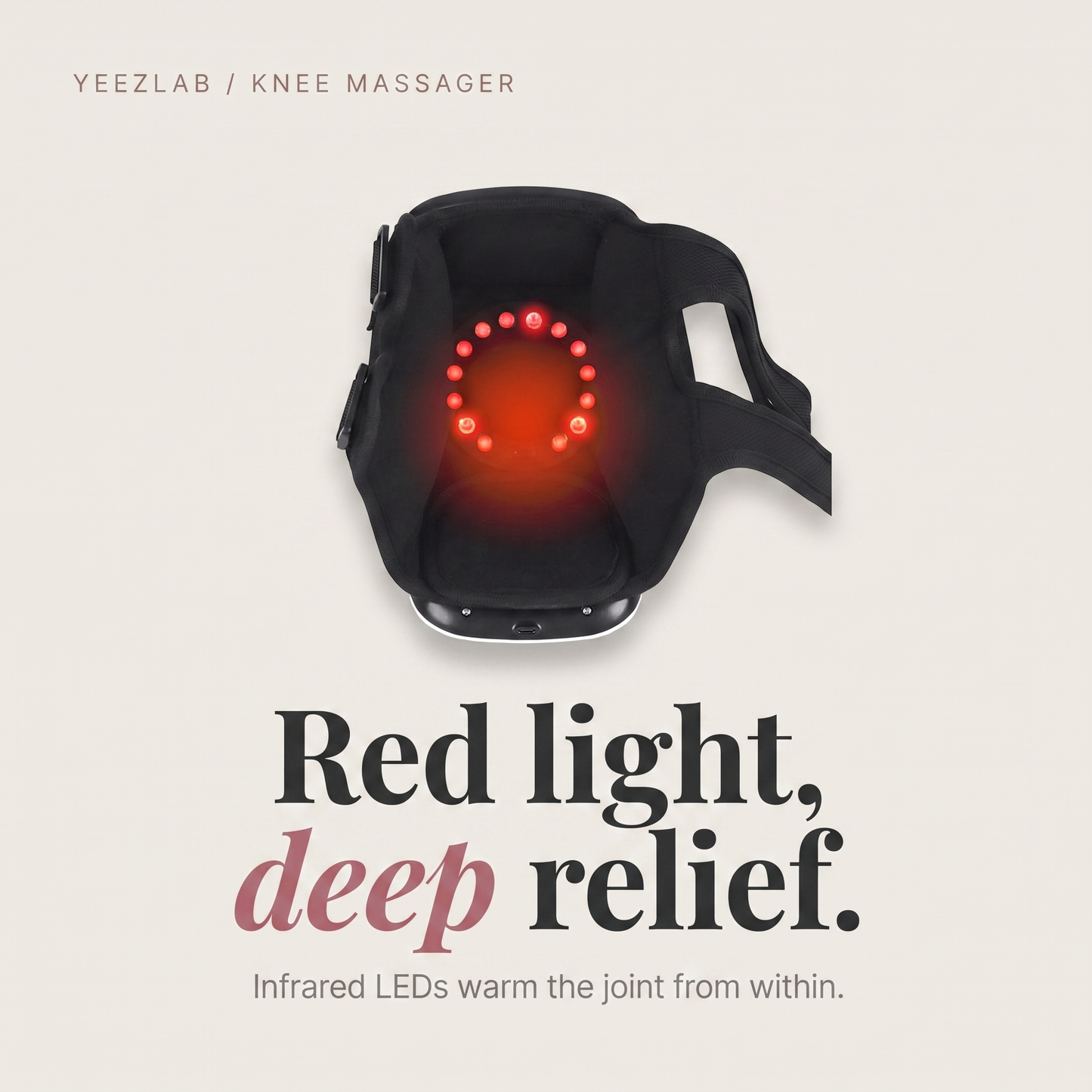 YeezLab™ Infrared Knee Wireless Massager – Alleviate Knee Pain with Advanced Therapy