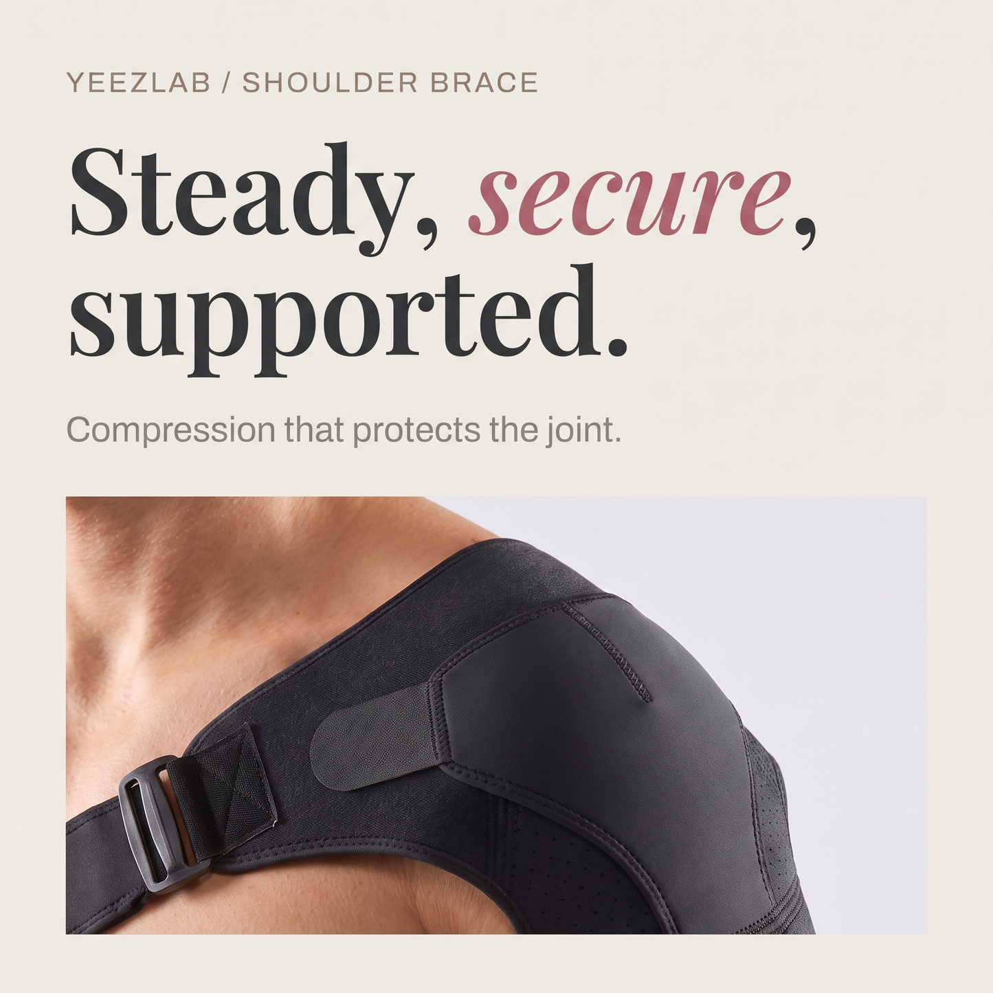 YeezLab™ Adjustable Shoulder Brace – Optimal Support for Recovery and Pain Relief