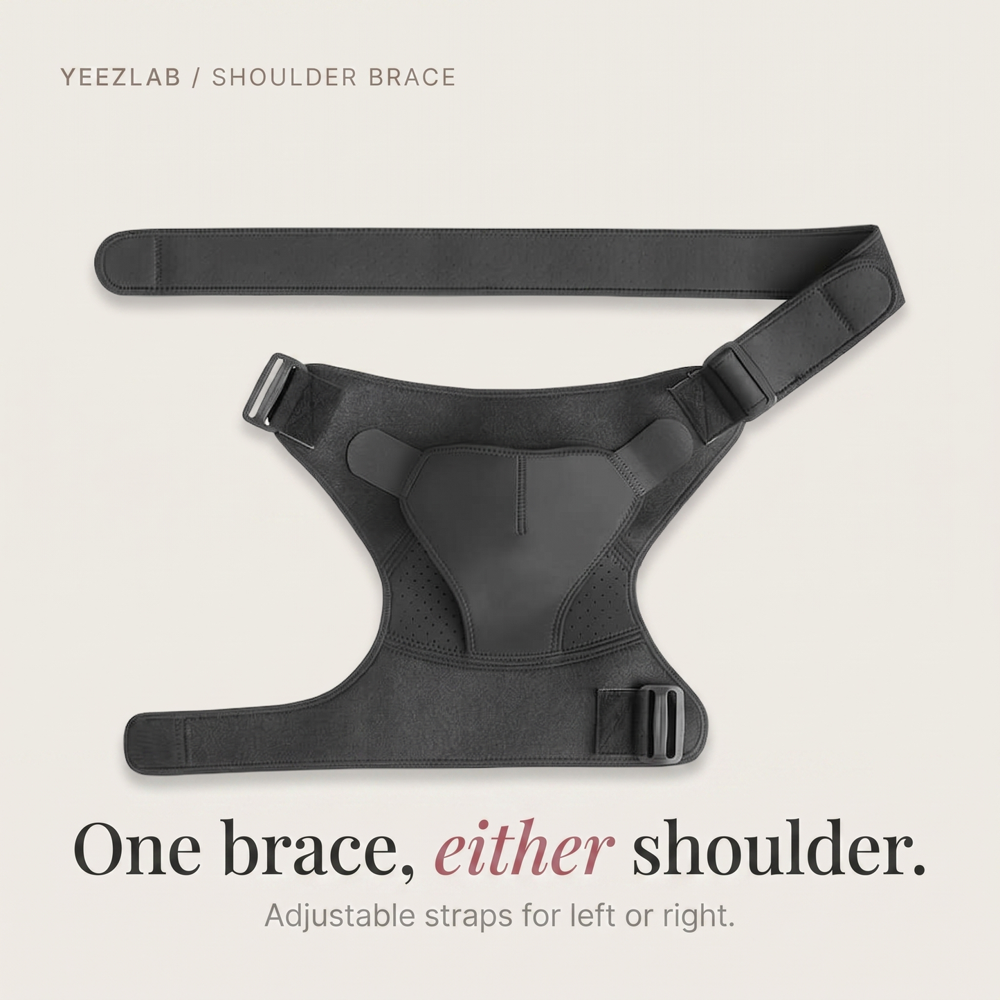 YeezLab™ Adjustable Shoulder Brace – Optimal Support for Recovery and Pain Relief