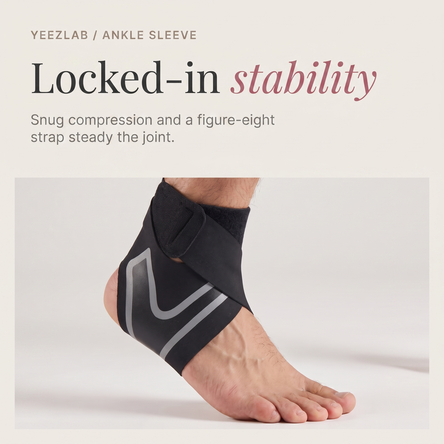 YeezLab™ Ankle Compression Sleeve – Support and Comfort for Walking and Running