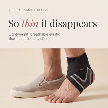 YeezLab™ Ankle Compression Sleeve – Support and Comfort for Walking and Running