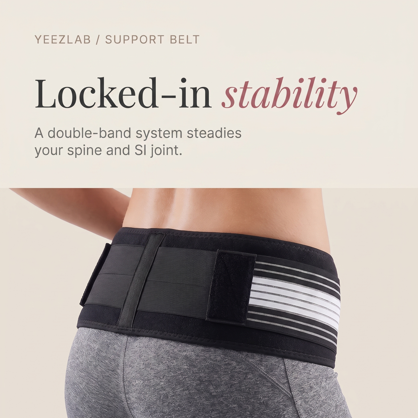 YeezLab™ Hip and Back Support Belt – Effective Relief for Lower Back and Hip Pain