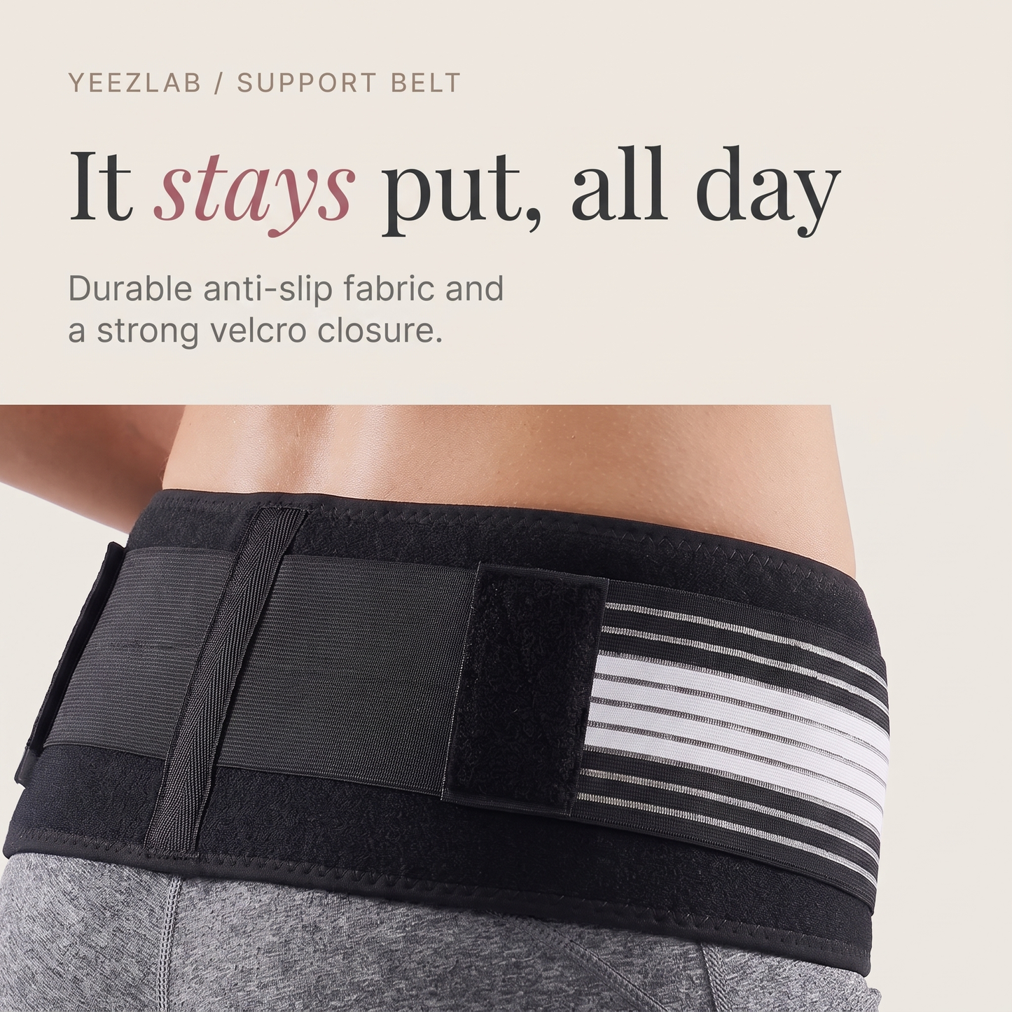 YeezLab™ Hip and Back Support Belt – Effective Relief for Lower Back and Hip Pain