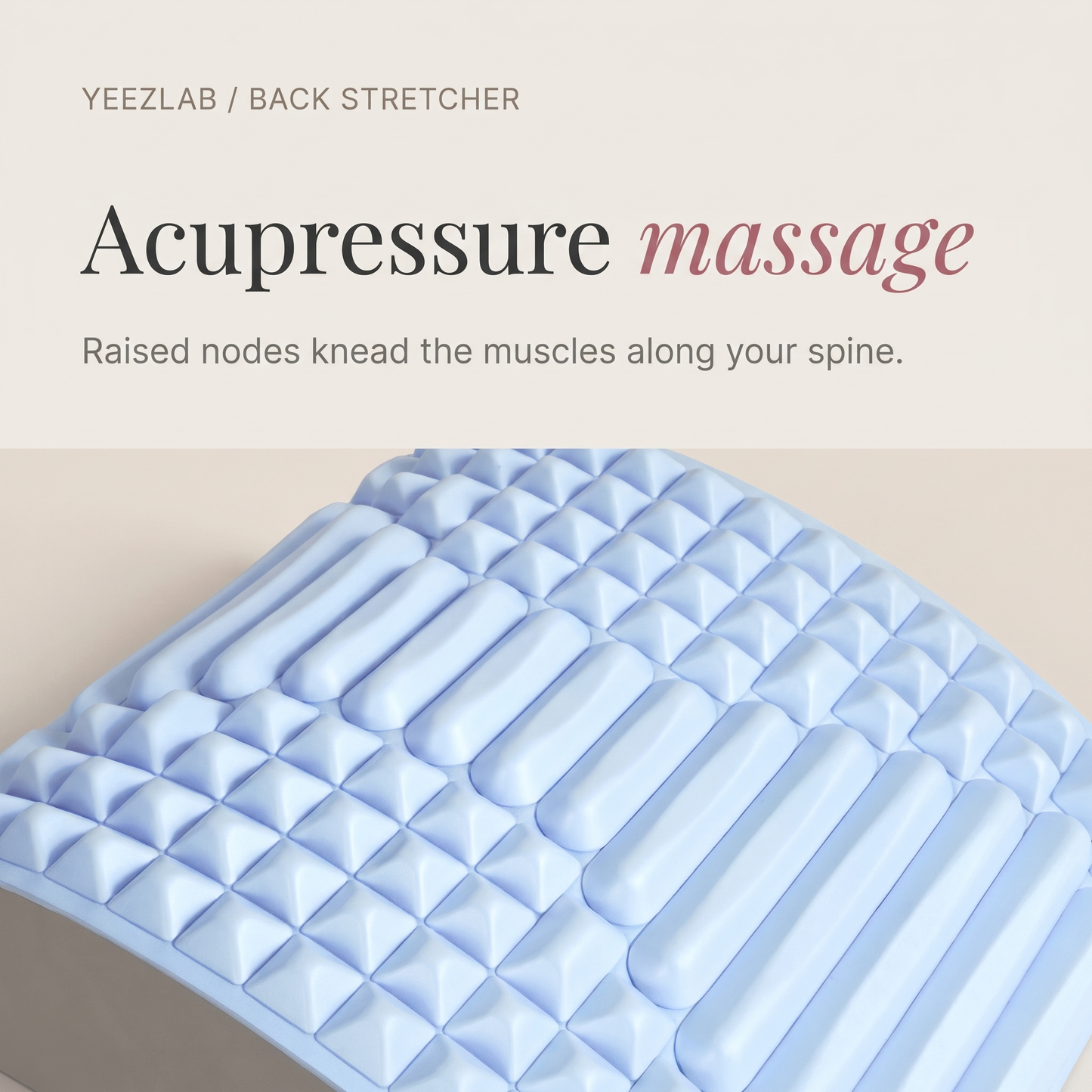 YeezLab™ Foam Neck & Back Stretcher Massager – Relieve Tension and Improve Posture