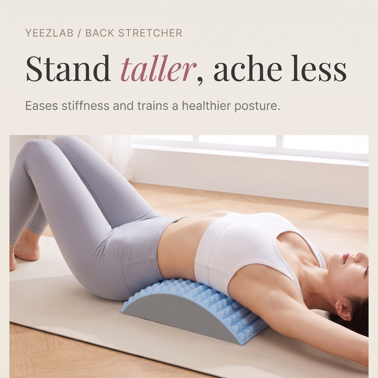 YeezLab™ Foam Neck & Back Stretcher Massager – Relieve Tension and Improve Posture