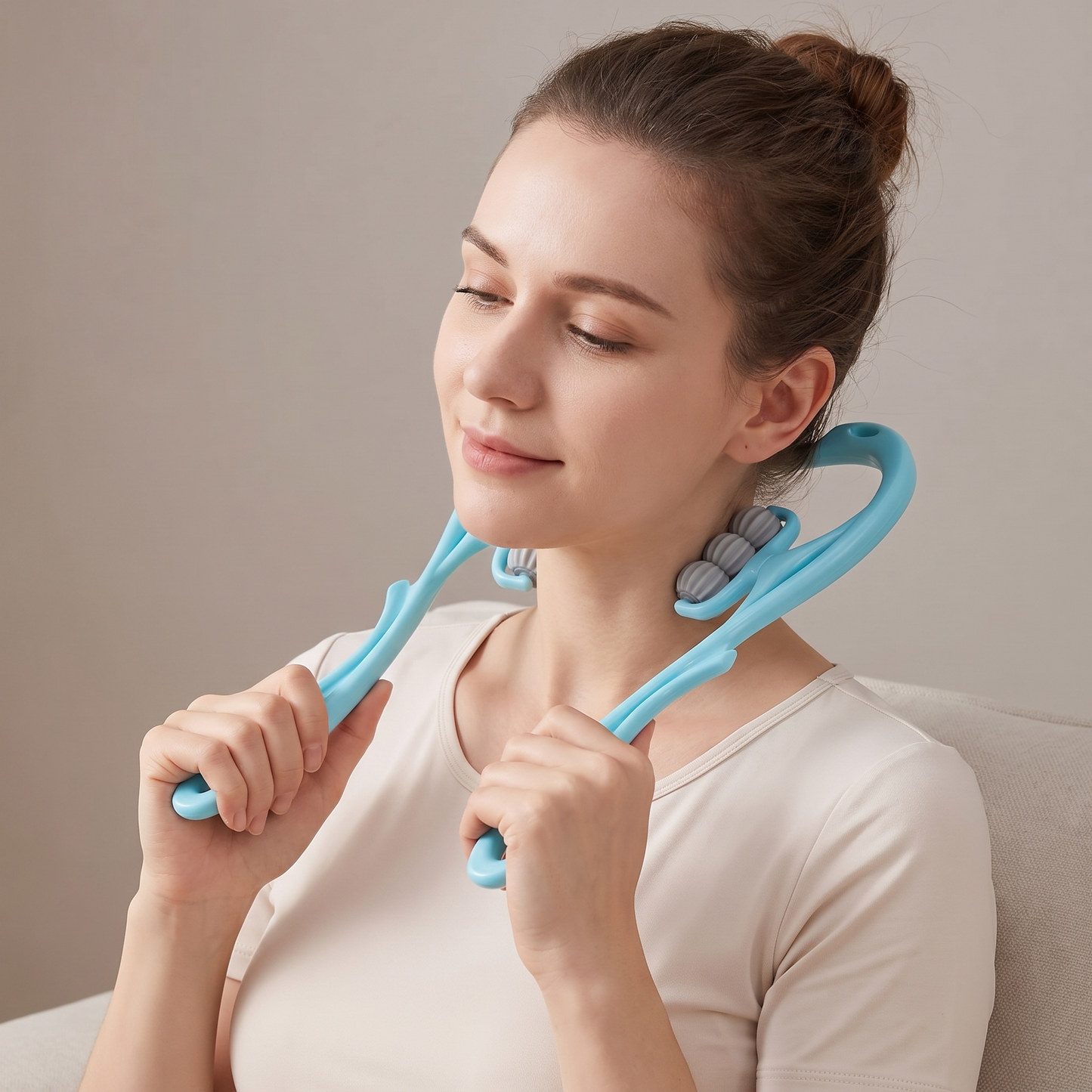 YeezLab™ Neck Massage Roller – Relieve Tension and Soothe Muscles