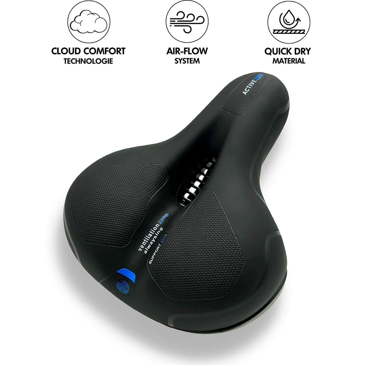 Ultra Comfort Bike Seat for Pain Free Cycling