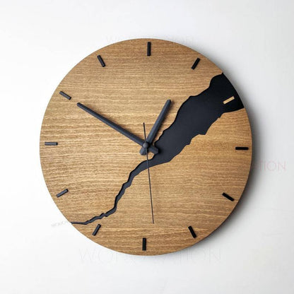 Stylish Wood Large Wall Clock