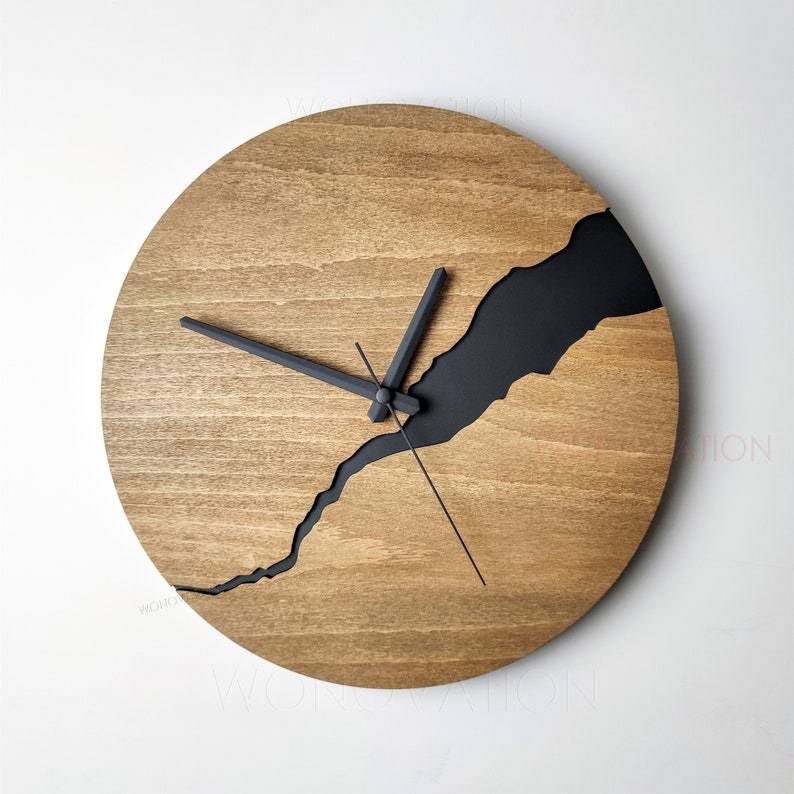 Stylish Wood Large Wall Clock