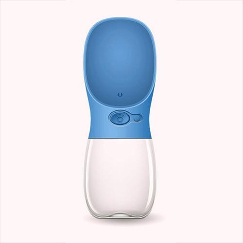 Portable dog water bottle with built-in bowl