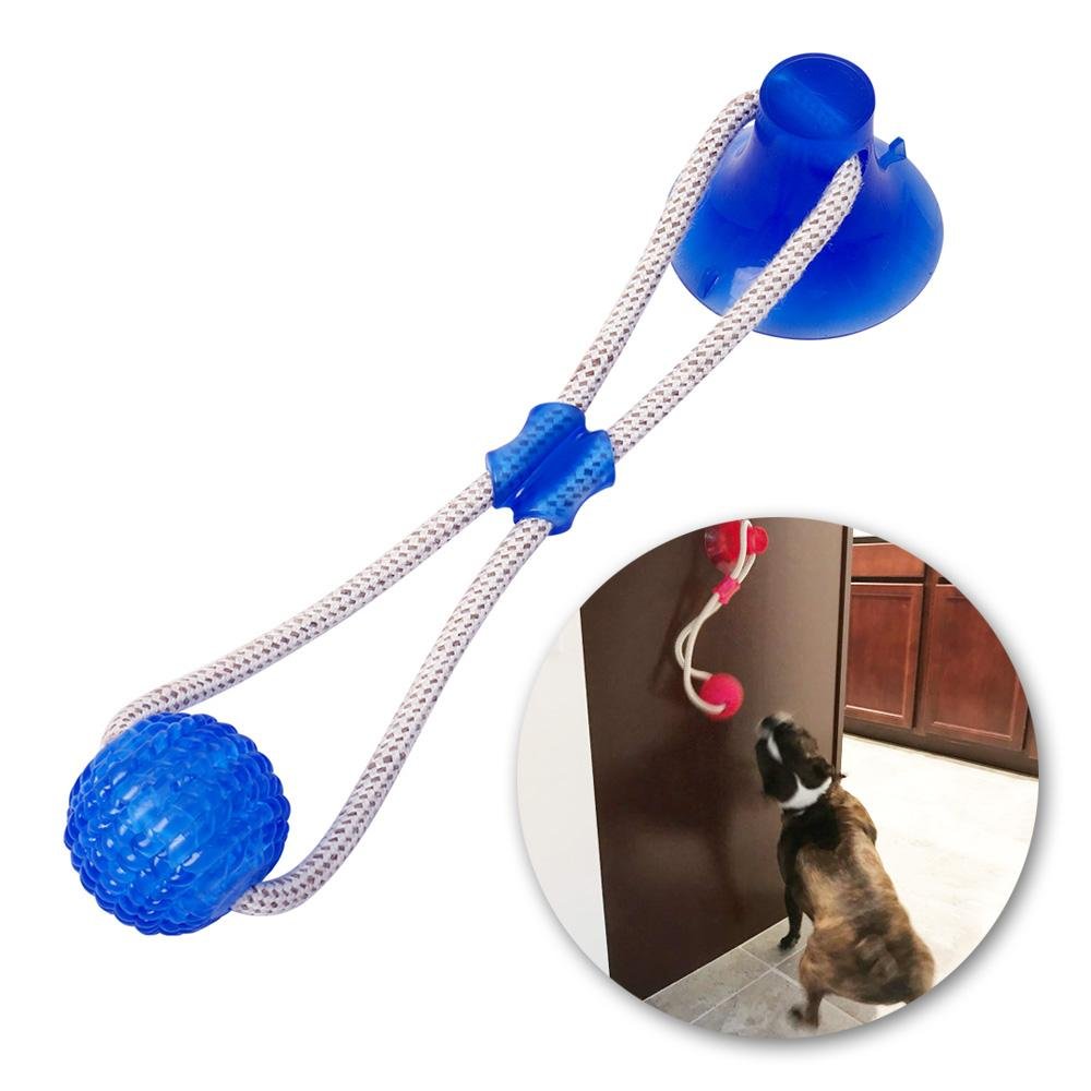 Dog Suction Tug Toy for Training, Chewing and Play