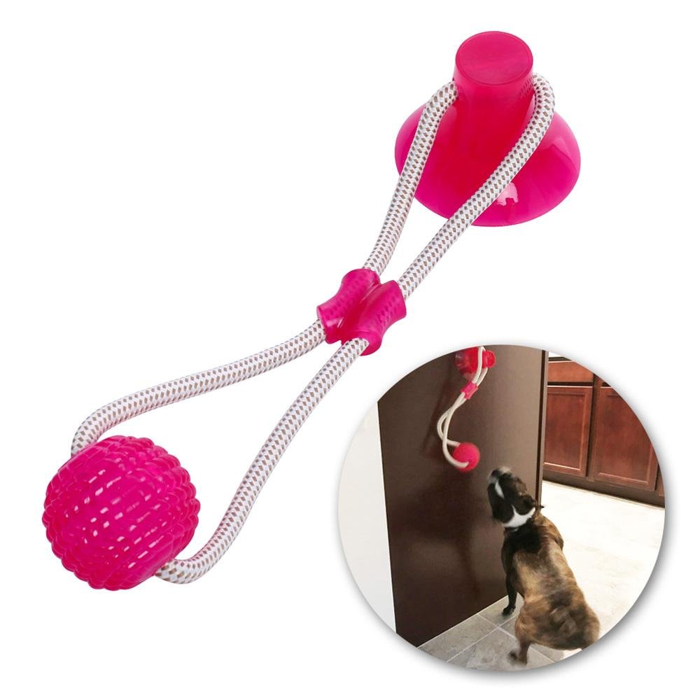Dog Suction Tug Toy for Training, Chewing and Play