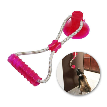 Dog Suction Tug Toy for Training, Chewing and Play