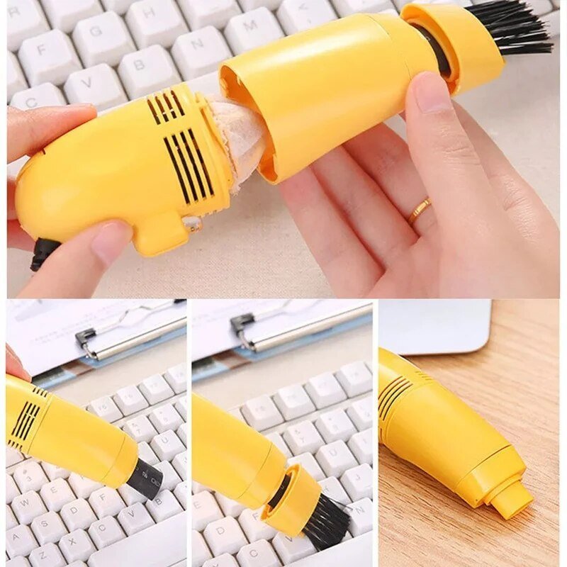 Compact Keyboard Vacuum Cleaner Dust Remover