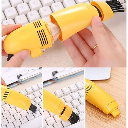 Compact Keyboard Vacuum Cleaner Dust Remover
